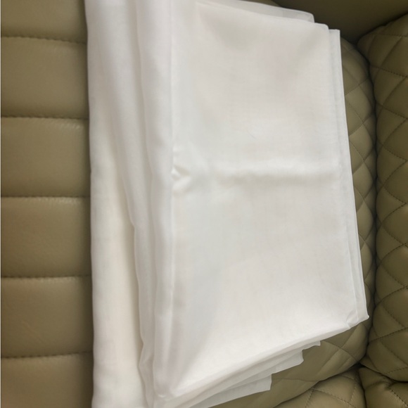 Elegant White Drapes by Home Essentials 4 Panels - 60” x 84” - Picture 2 of 5